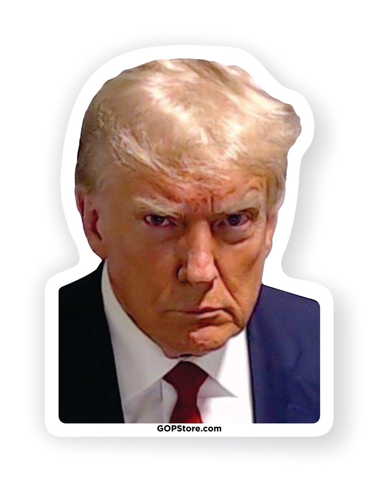Trump Mug Shot Photo Sticker