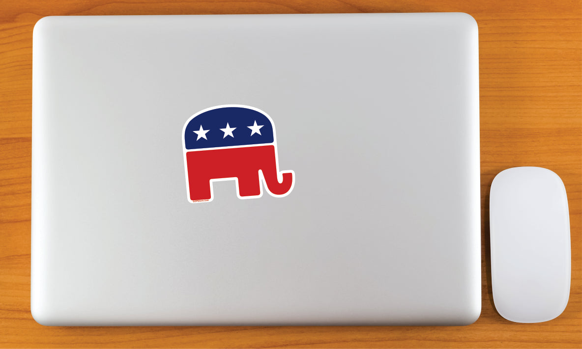 GOP Elephant Sticker