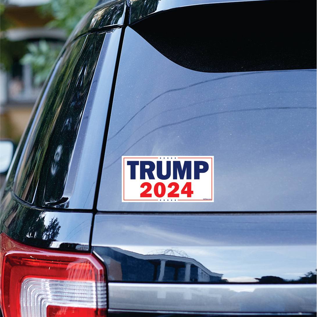 Trump 2024  White Sticker