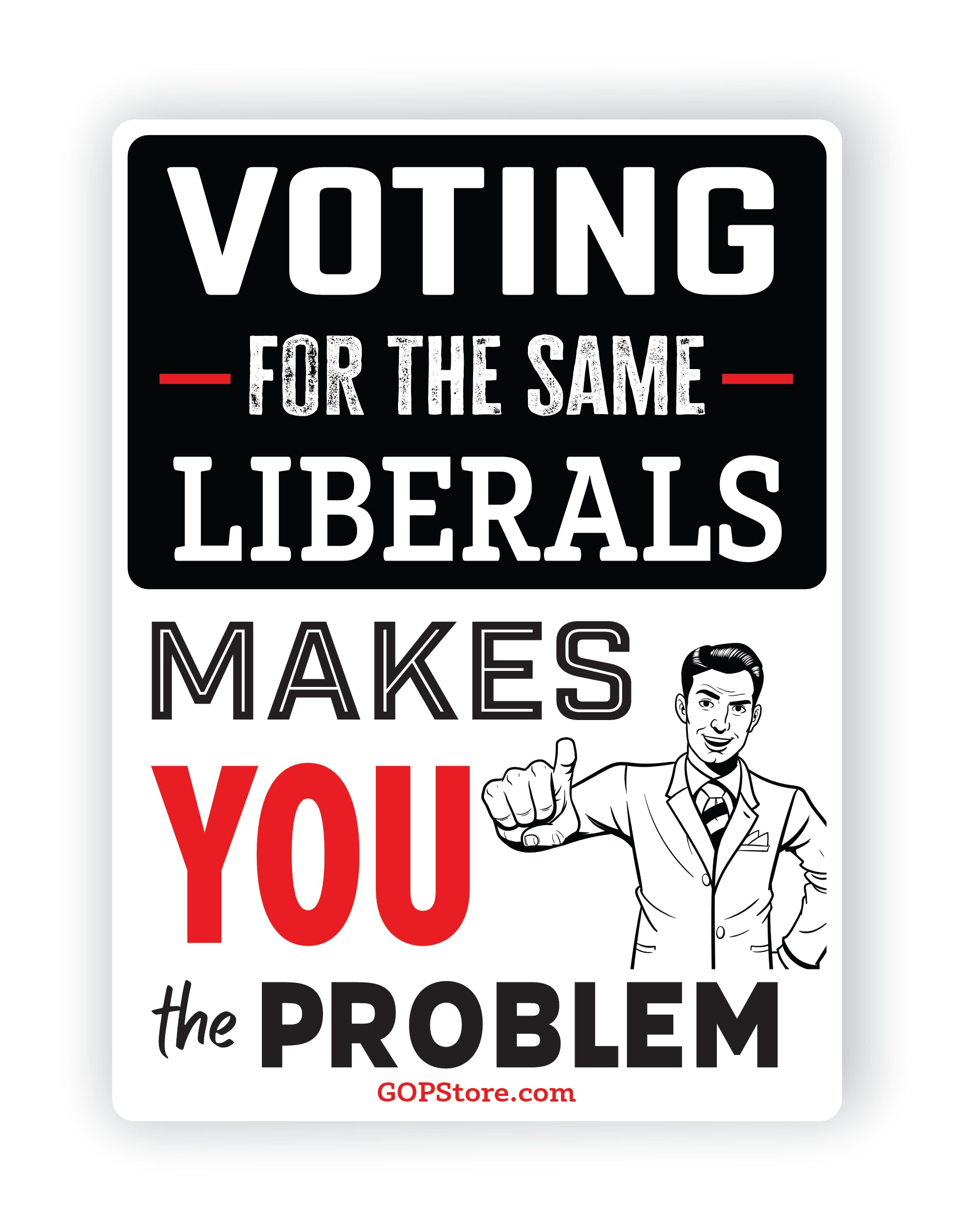 Same Liberals Sticker