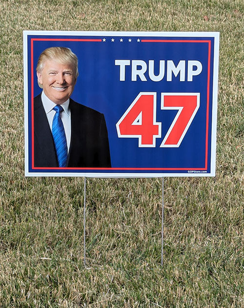 Trump 47 Yard Sign โ GOPStore.com