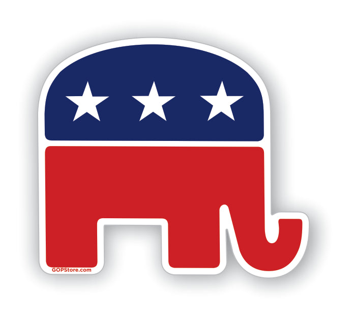 GOP Elephant Sticker