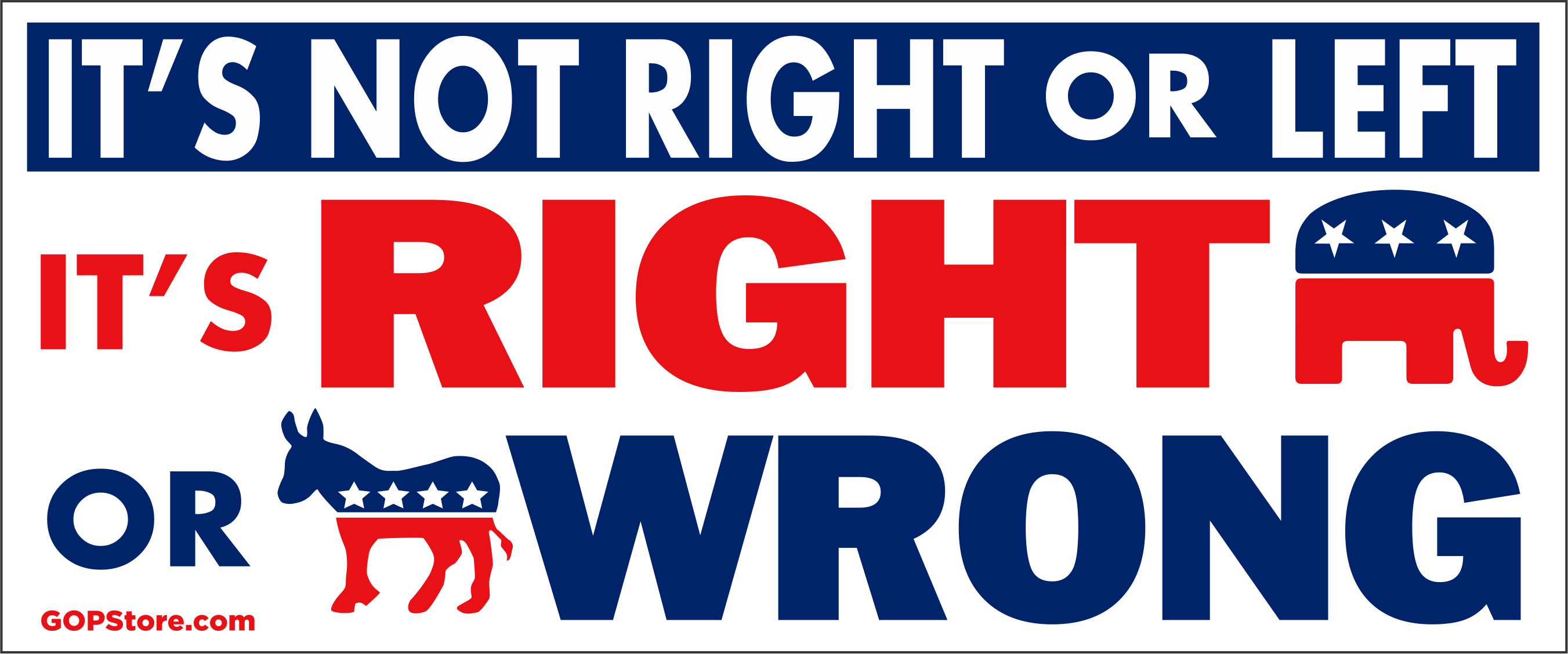 Right or Wrong Sticker