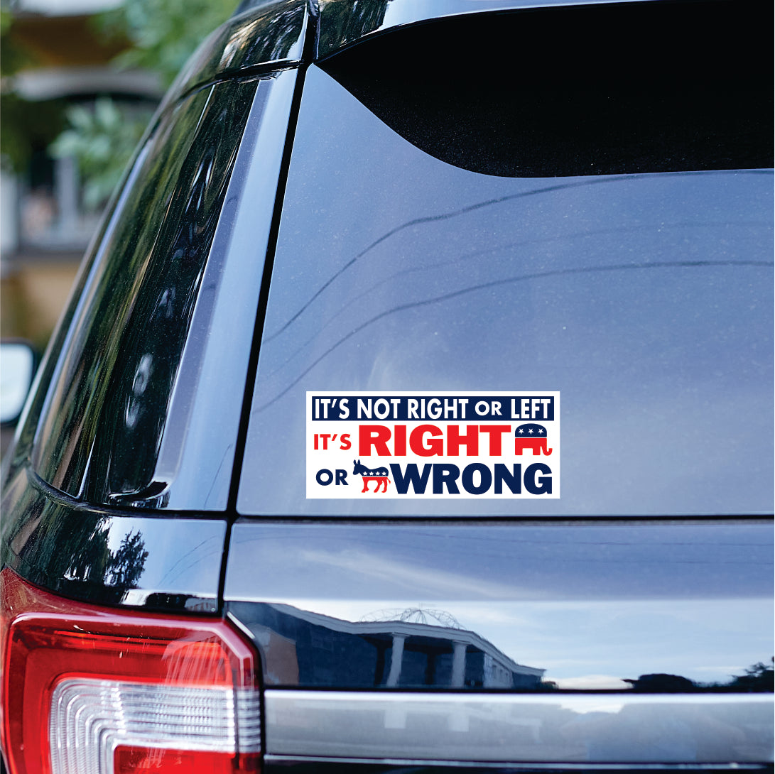 Right or Wrong Sticker – GOPStore.com