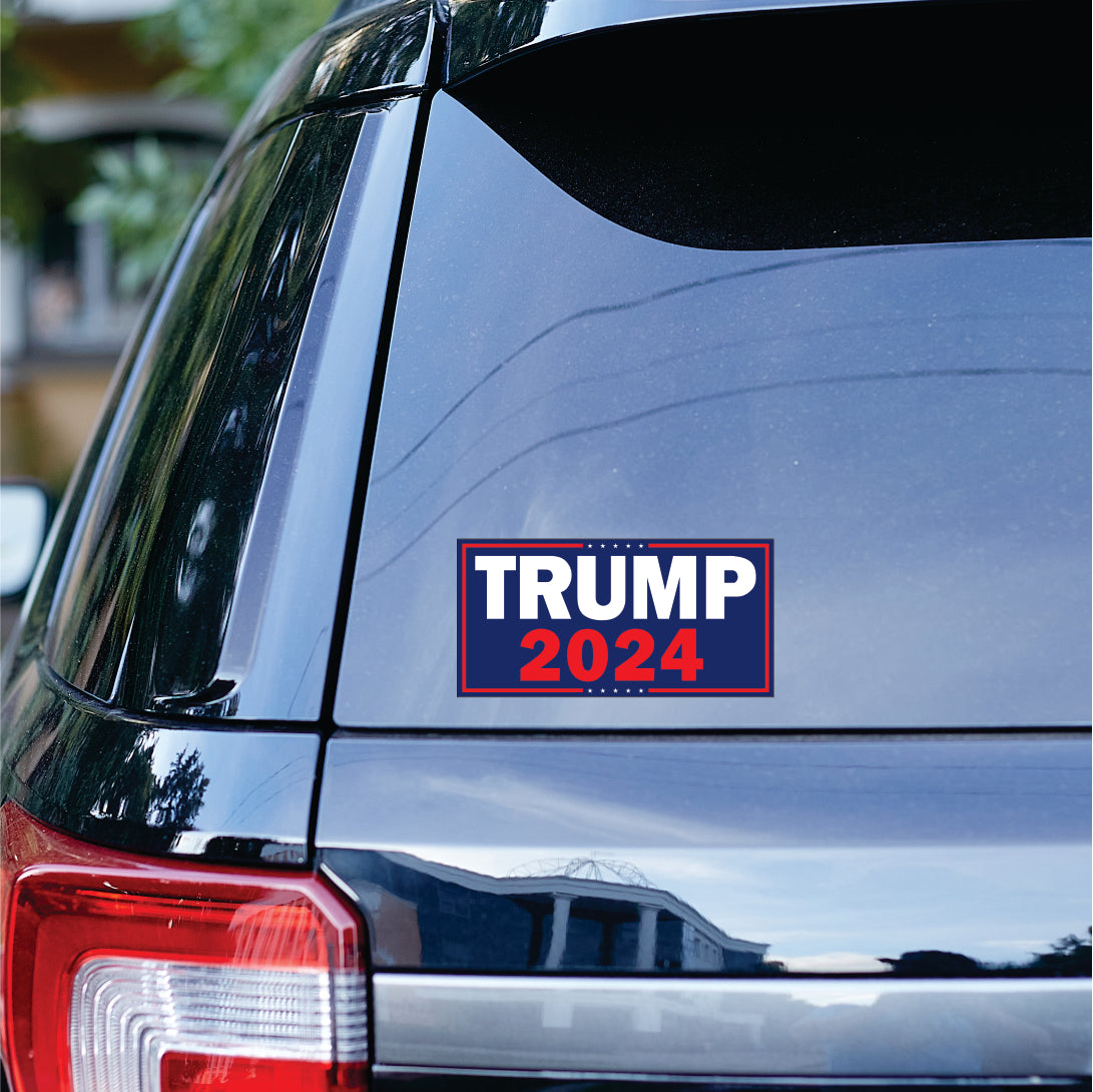 Trump 2024 Blue Sticker