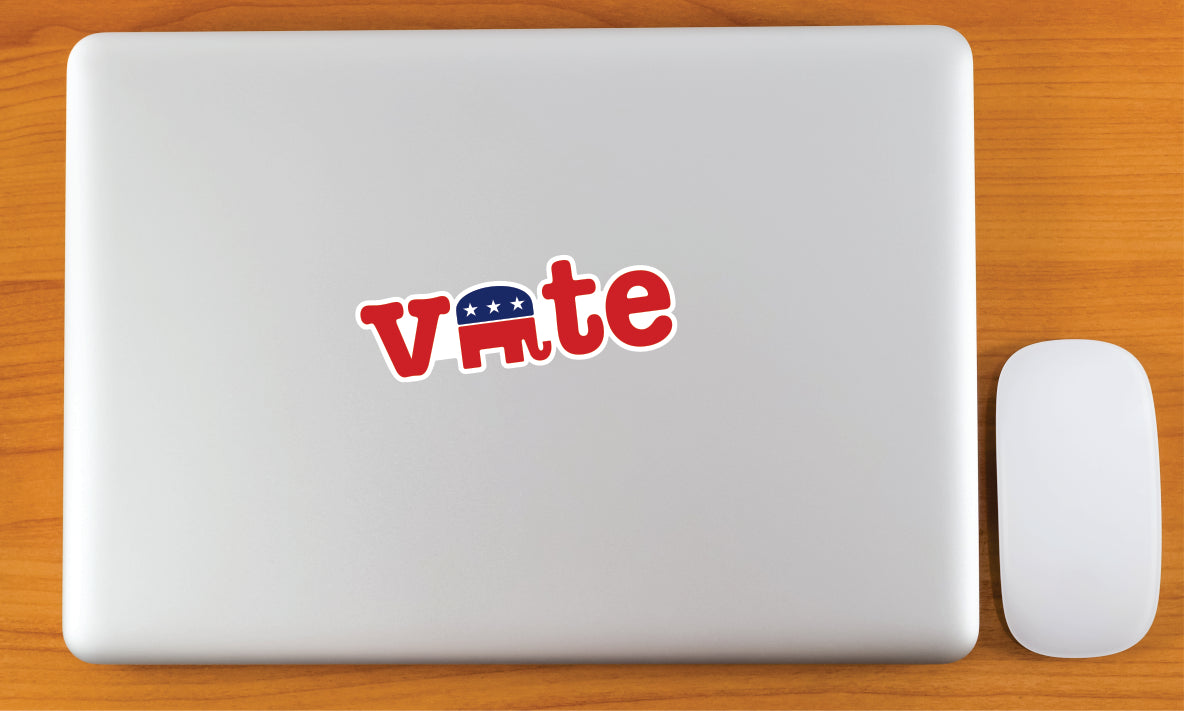 vote GOP Elephant Sticker